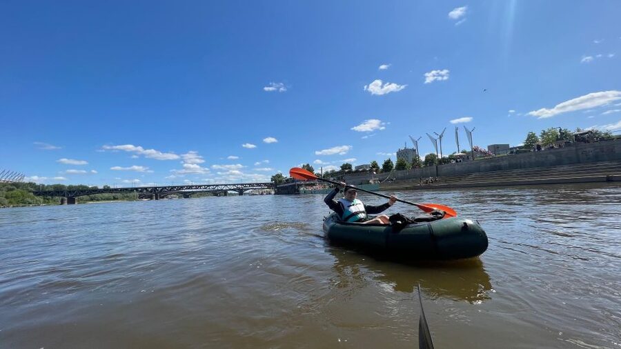 Packrafting kayaking guided tour Vistula river Warsaw Poland - Is $36 good value?