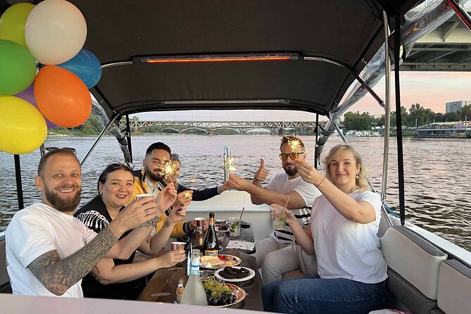 Private Cruise on Vistula in Warsaw for 9 with our Helmsman - The Vistula Boulevards at street level and below