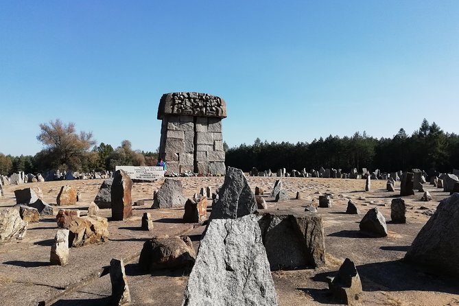 Private half-day tour to Treblinka with hotel pickup - POLIN and Umschlagplatz set the Warsaw context