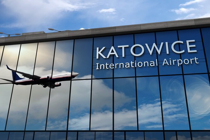 Private One-Way Transfer from Kraków to Katowice Airport - The route and arrival at Katowice Airport