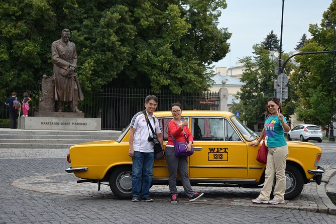 Private Tour: Warsaw City Sightseeing by Retro Fiat - Communist Warsaw at Constitution Square and MDM