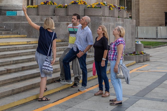 Private walking tour: all about Warsaw - The Palace of Culture and Science finish