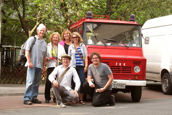 Private Warsaw City Tour by Retro Minibus with Hotel Pickup - Praga shows a Warsaw that survived the war