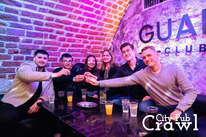 Pub Crawl Unlimited Drinks then 5 Best Clubs in Krakow with VIP - What guide Pablo adds to the night