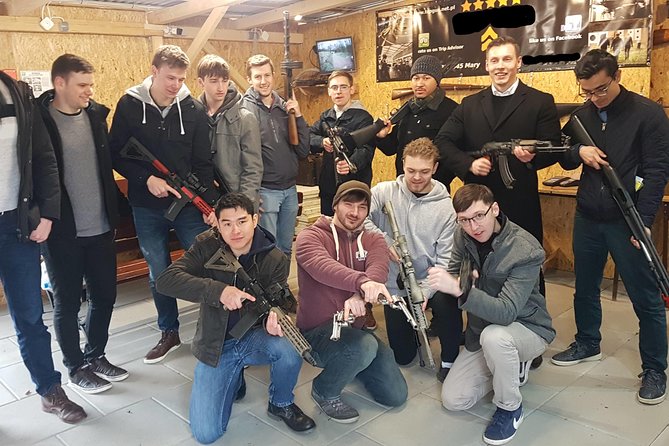 Shooting Krakow+REAL GUN+priv round trip transfer from your hotel - Choosing between a pistol, rifle, and AK-47