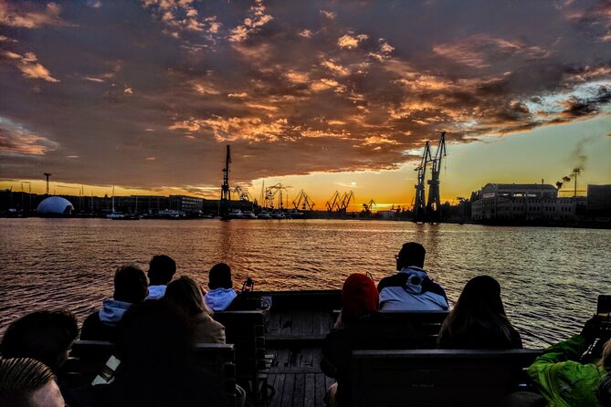 Sunset on the Shipyard and Old Town Evening Cruise - The guide’s role, from medieval trade to Solidarity