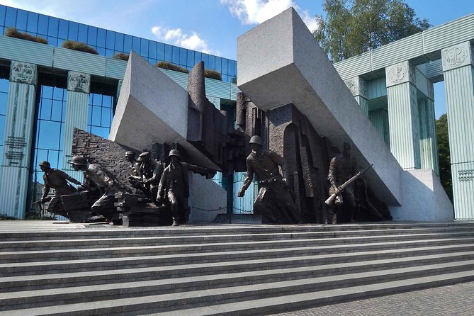Warsaw for WWII Buffs - private tour with hotel pickup - The Ghetto Heroes Monument and POLIN area