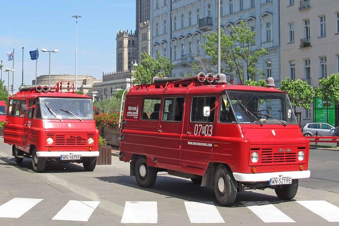 Warsaw Layover Tour (Chopin Airport) by retro minibus - Old Town and the Royal Route