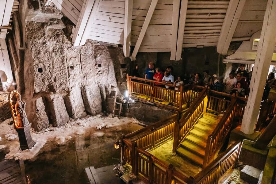 Wieliczka Salt Mine Tour from Kraków – Skip the Line Entry - The lift back up and the end of the route