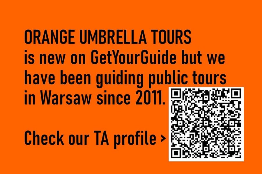 World War 2 in Warsaw walking tour in English - Meeting under the orange umbrella