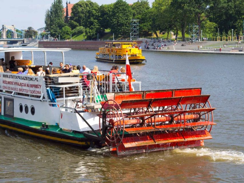 Wrocław: Long City Walk and River Cruise - Boarding at Przystań Kardynalska for a full hour