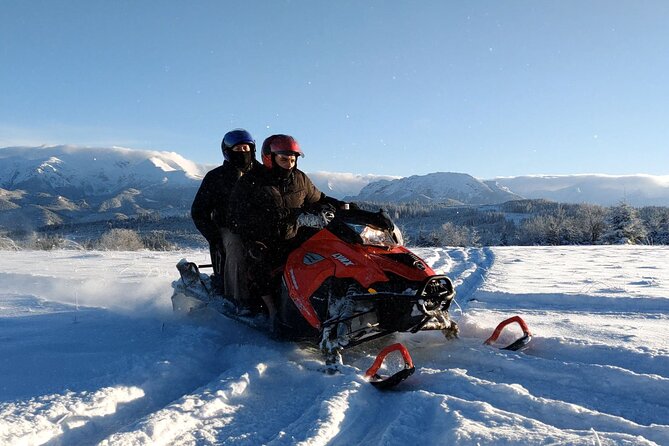 Zakopane Snowmobile Tour and Thermal Baths from Krakow - Snowmobiles, mountain views, and a warm-water finish